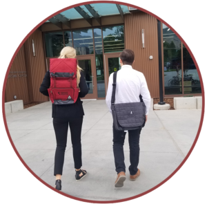staffers walking in